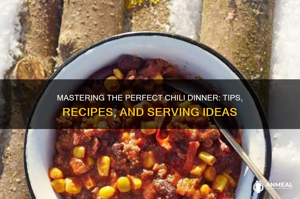 how to do a chili dinner