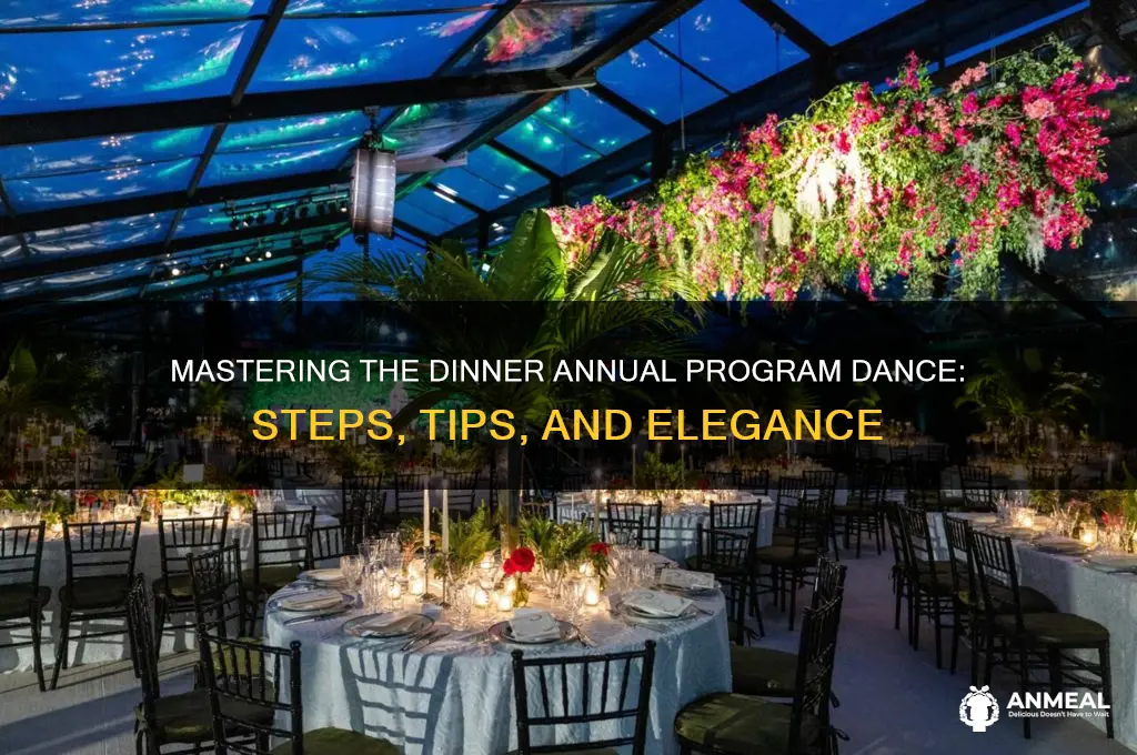 how to do a dinner annual program dance