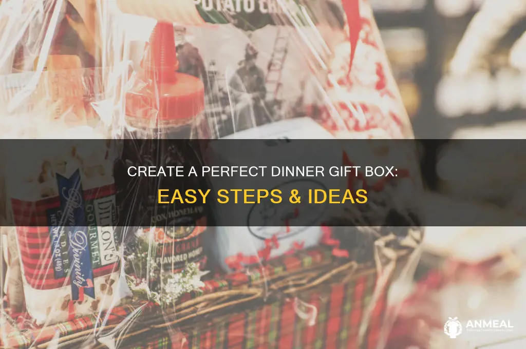 how to do a dinner gift box
