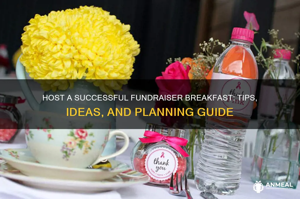 how to do a fundraiser breakfast