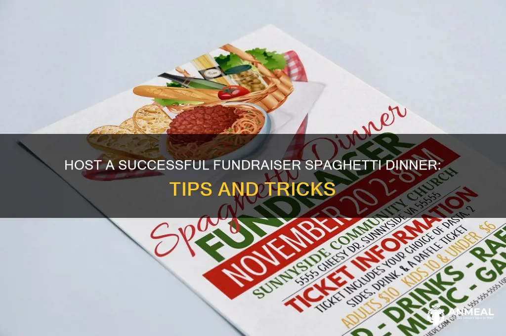 how to do a fundraiser spaghetti dinner