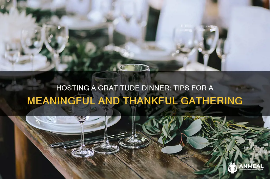 how to do a gratitude dinner