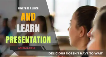 Mastering the Art of Lunch and Learn Presentations