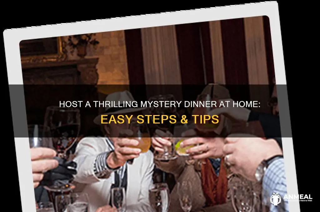 how to do a mystery dinner at home