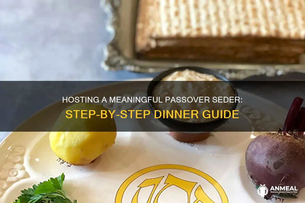 how to do a passover dinner