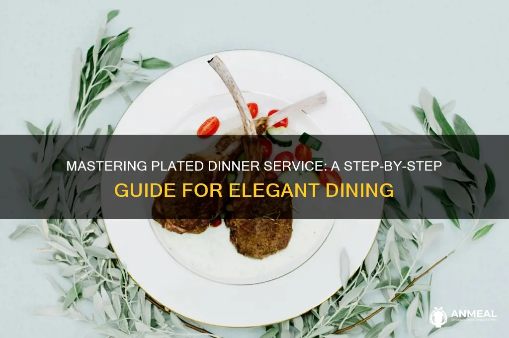 how to do a plated dinner service