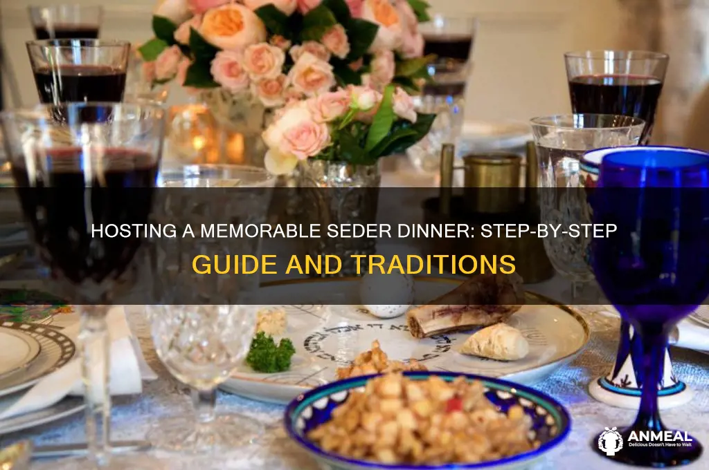 how to do a seder dinner