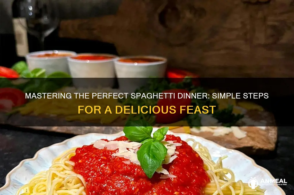 how to do a spaghetti dinner
