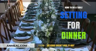 Elegant Dinner Table Setting: A Step-by-Step Guide for Perfect Placement