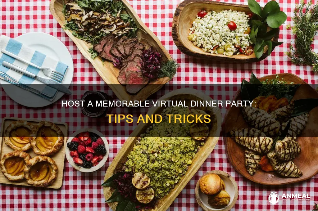 how to do a virtual dinner party