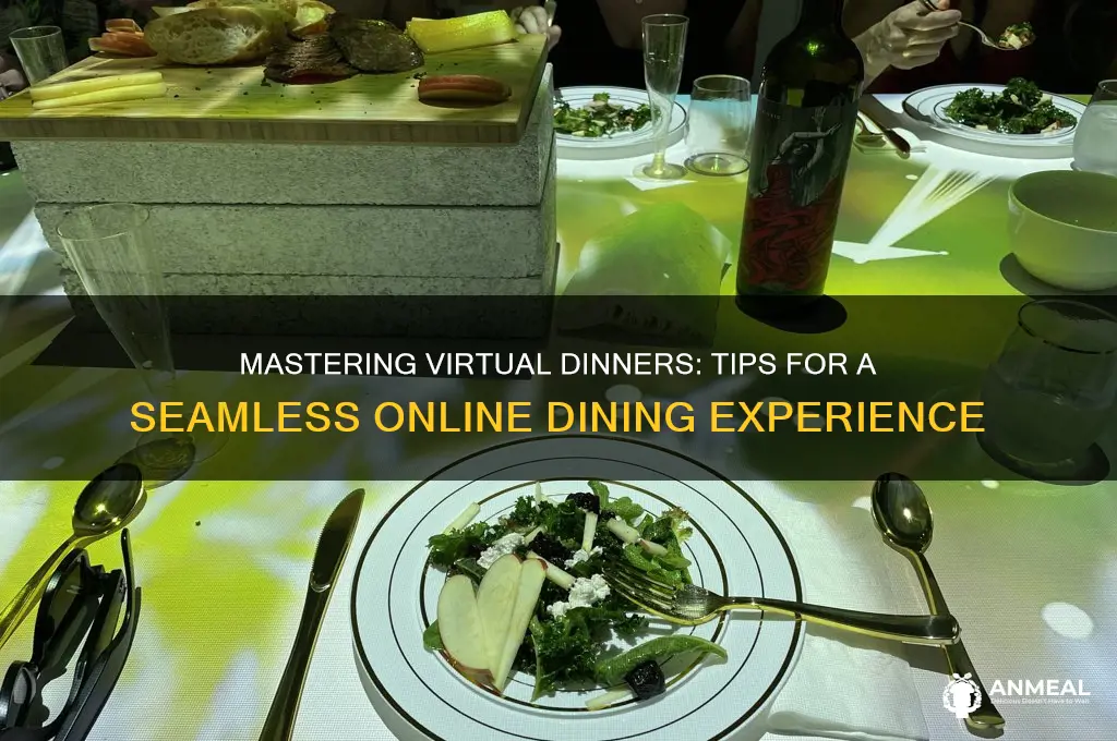 how to do a virtual dinner
