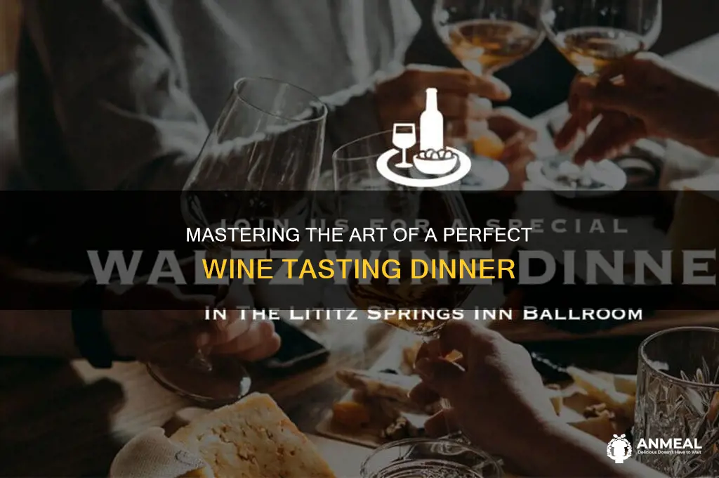 how to do a wine tasting dinner