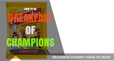 Master the Morning: Crafting a Champion's Breakfast for Peak Energy