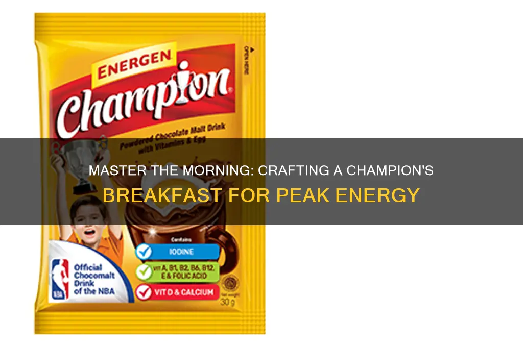 how to do breakfast of champions