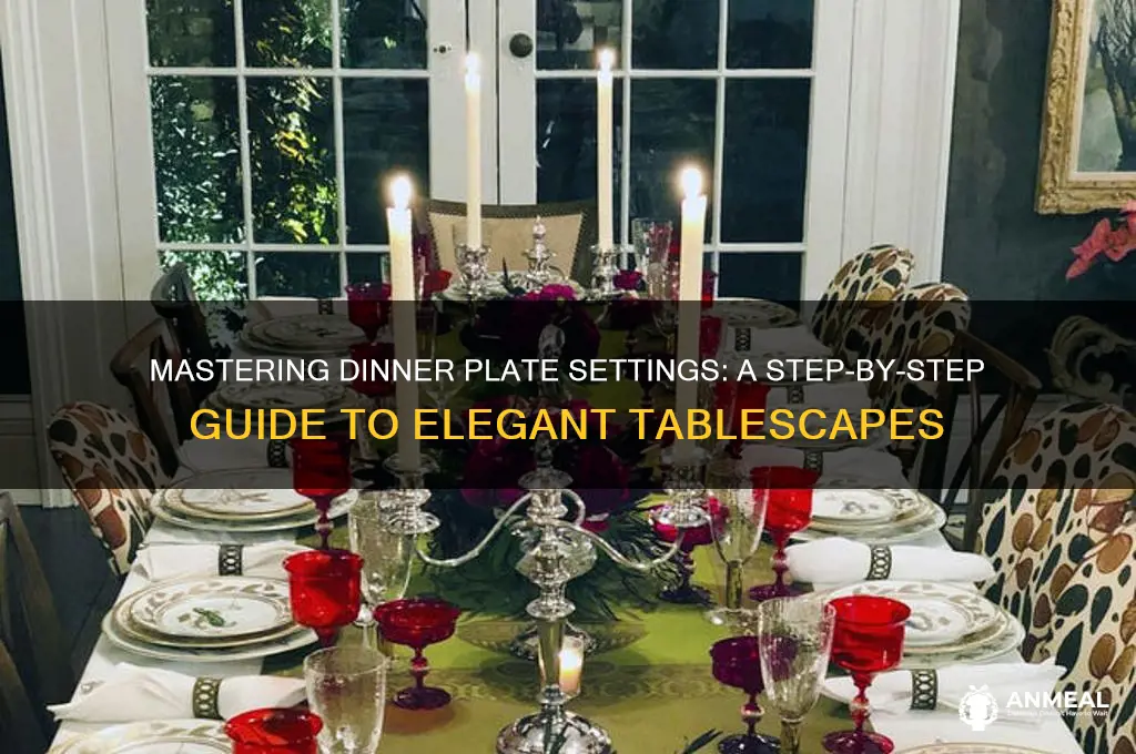 how to do dinner pmate settings