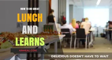 Mastering the Art of Lunch and Learns: A Guide to Engaging Sessions
