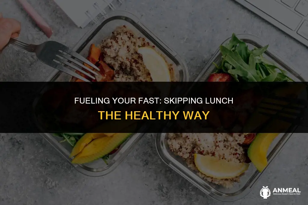 how to do intermittent fasting skip lunch