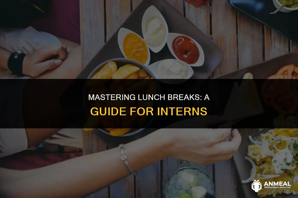 how to do lunch for internships