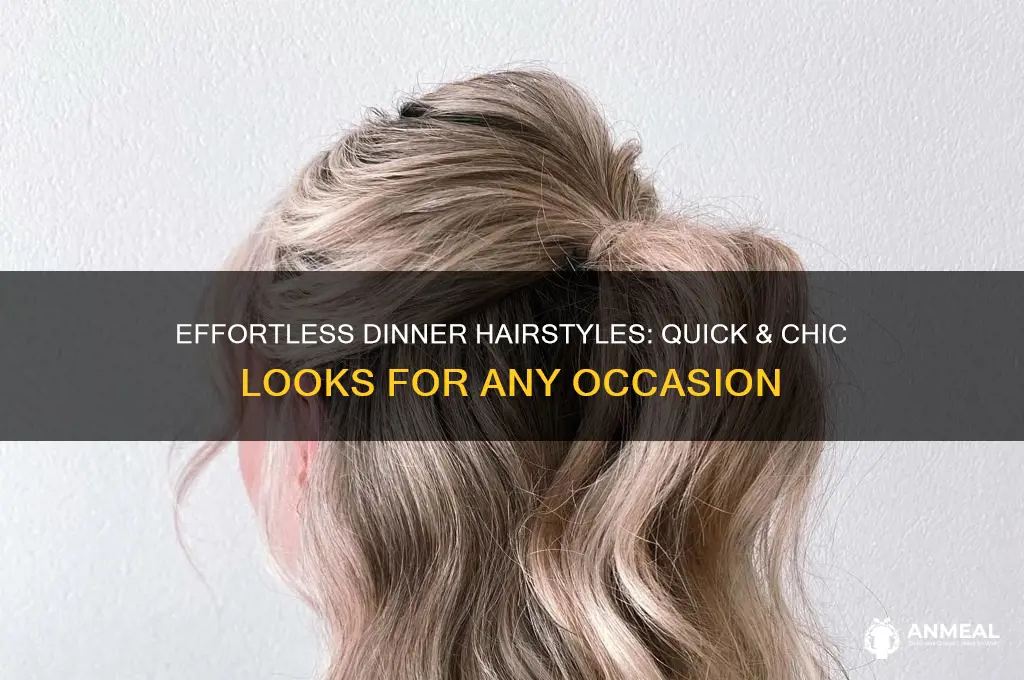 how to do simple hairstyles for dinner