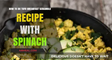 Easy Tofu Breakfast Scramble Recipe with Spinach for Veggie Lovers
