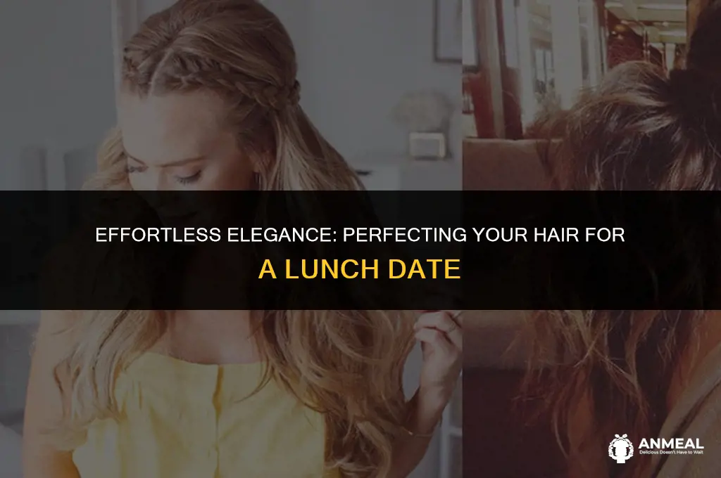 how to do your hair for a lunch date