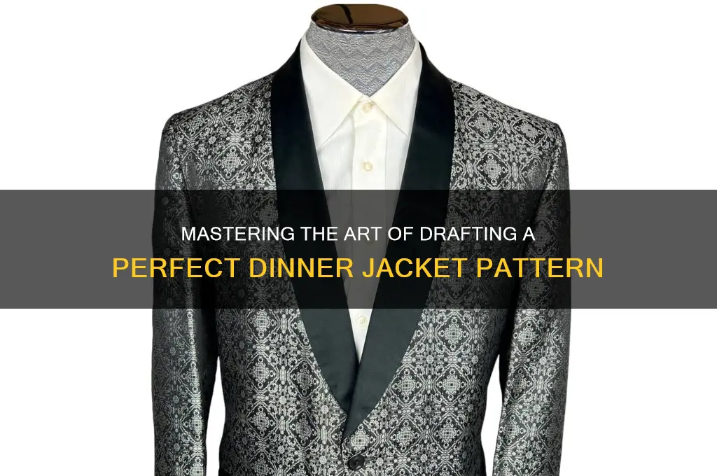 how to draft a dinner jacket pattern