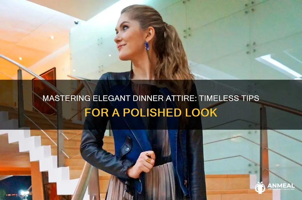 how to dress elegantly for a dinner