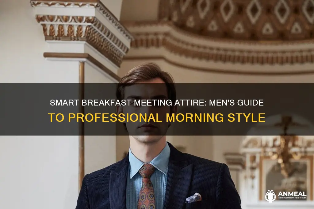 how to dress for a breakfast meeting for men