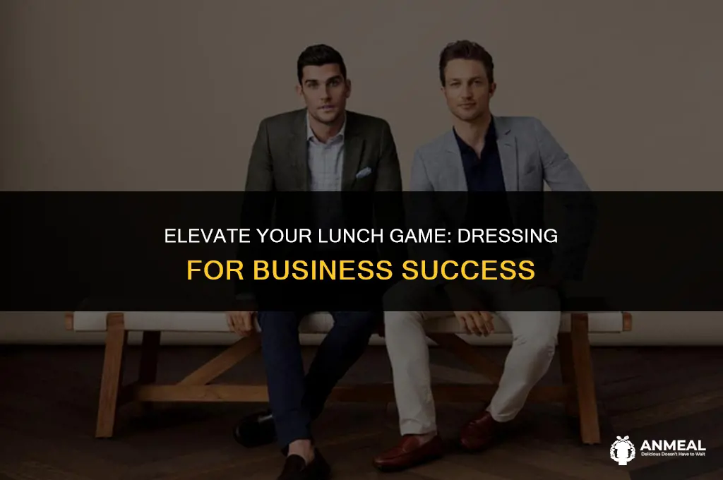 how to dress for a business lunch