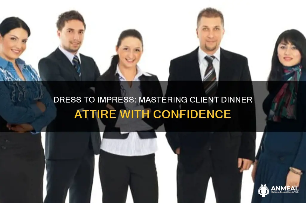 how to dress for a client dinner