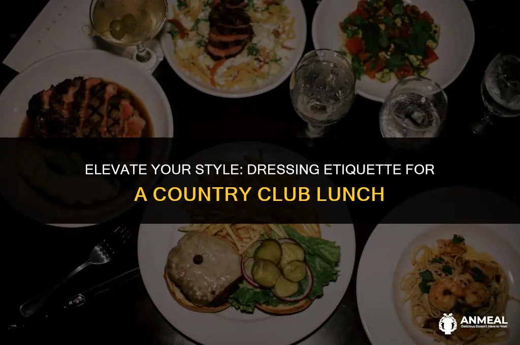 how to dress for a country club lunch