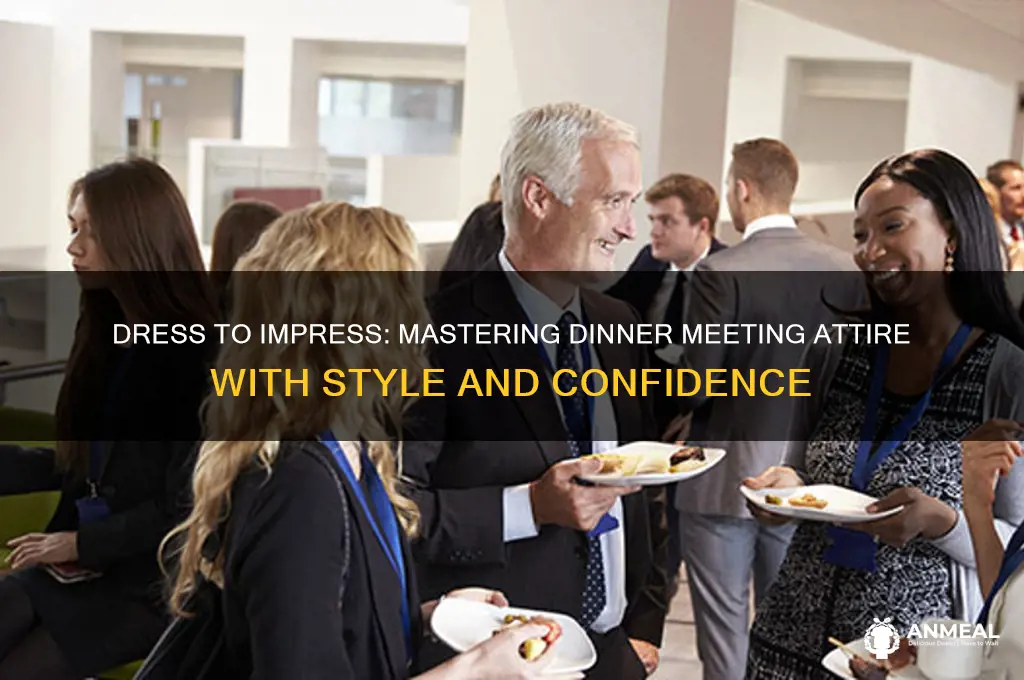 how to dress for a dinner meeting