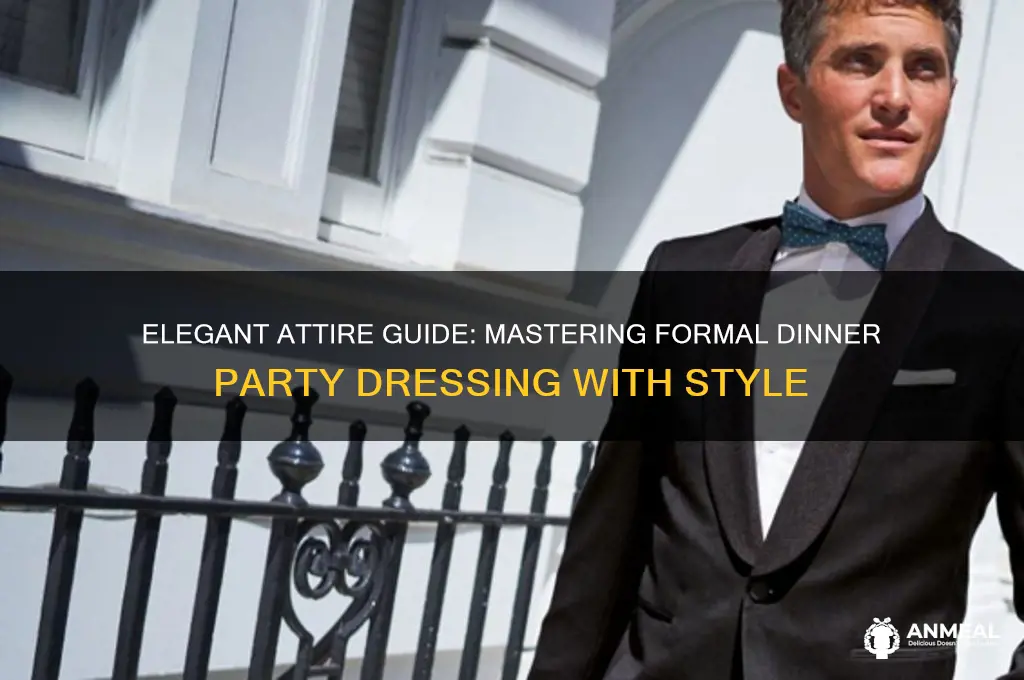 how to dress for a formal dinner party