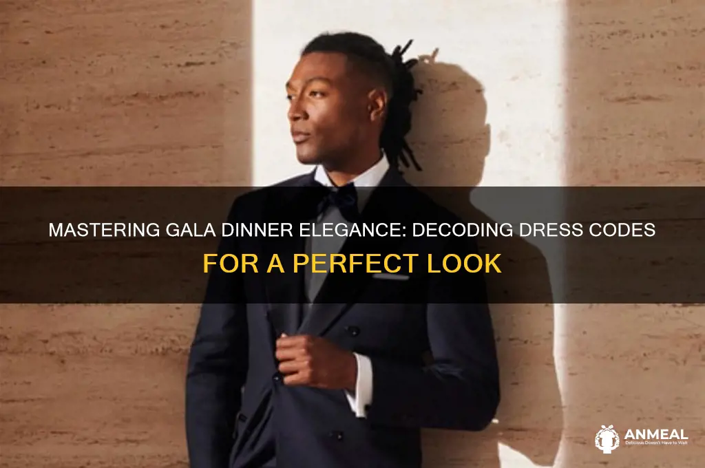 how to dress for a gala dinner dress code