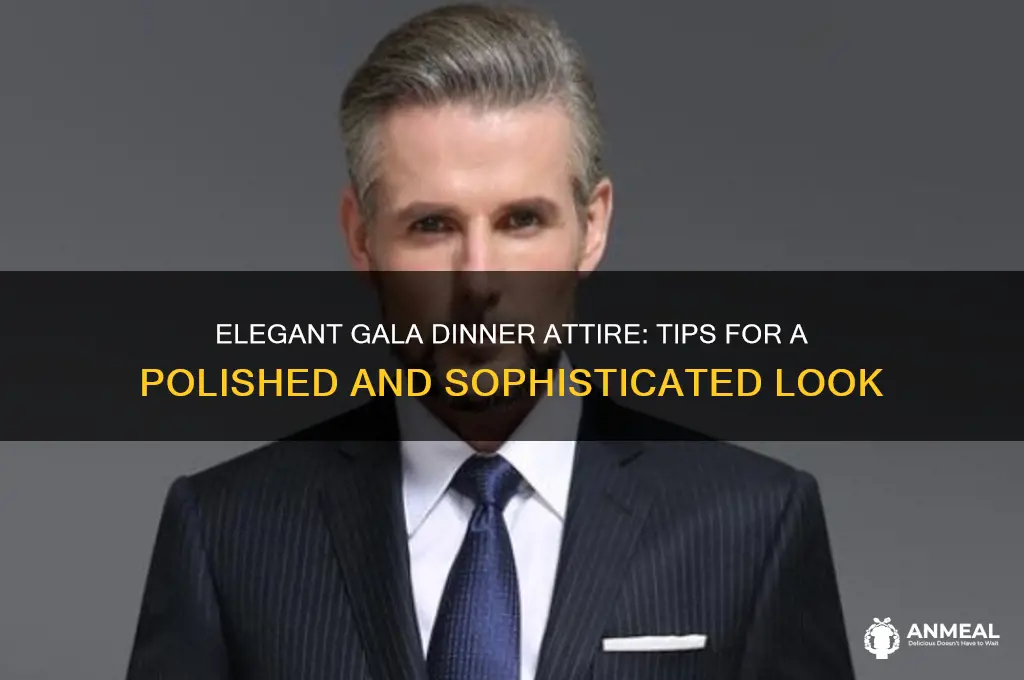 how to dress for a gala dinner