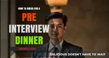 Pre-Interview Dinner Dress Code: Tips for a Polished Professional Look