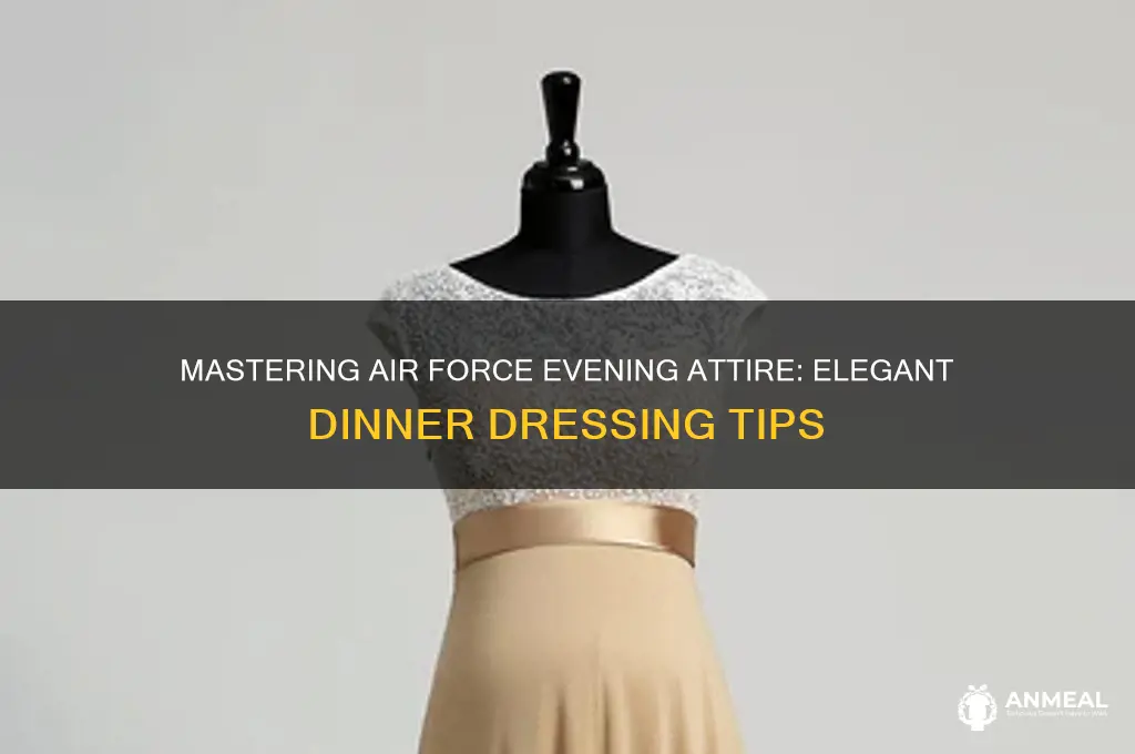 how to dress for air force evening attire dinner affair