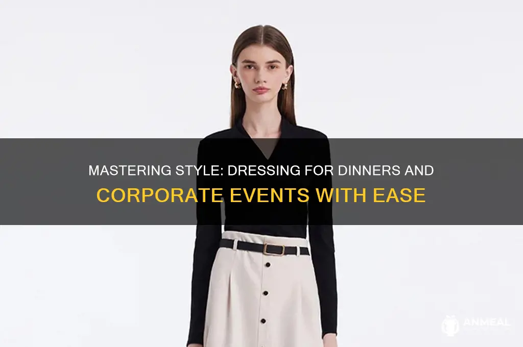 how to dress for any occassion dinner or a company