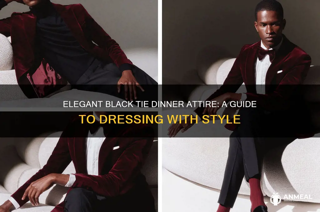 how to dress for black tie dinner