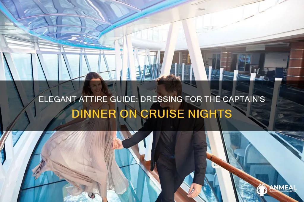 how to dress for captains dinner