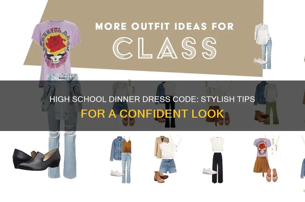 how to dress for dinner in high school