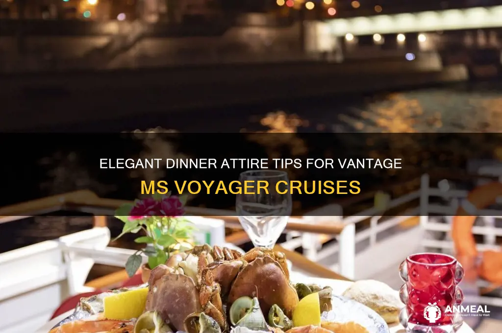 how to dress for dinner on vantage ms voyager