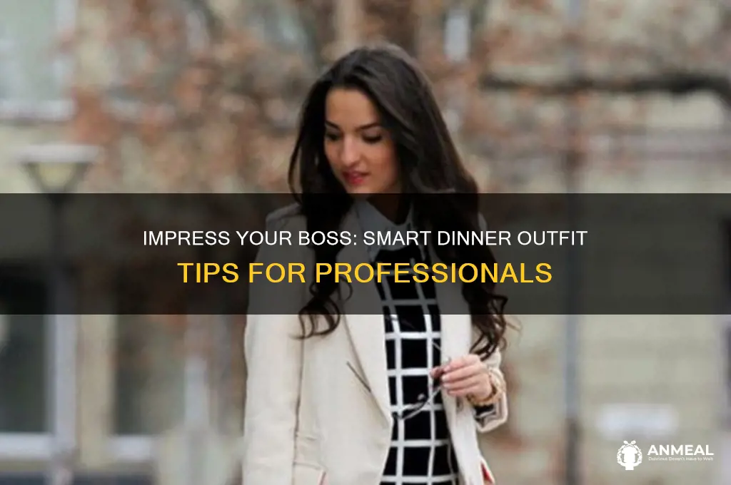 how to dress for dinner with your boss