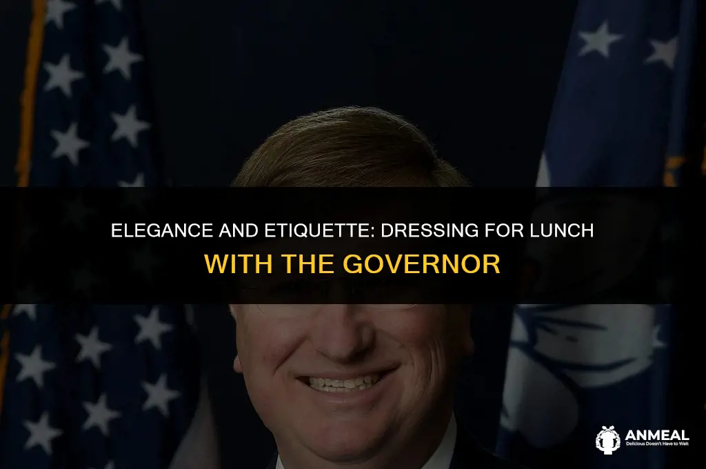 how to dress for lunch with governor