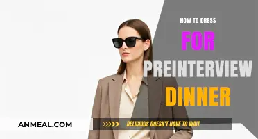 Mastering the Pre-Interview Dinner: Dress to Impress with Confidence