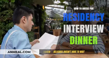 Residency Interview Dinner Attire: Professional Style Tips for Success