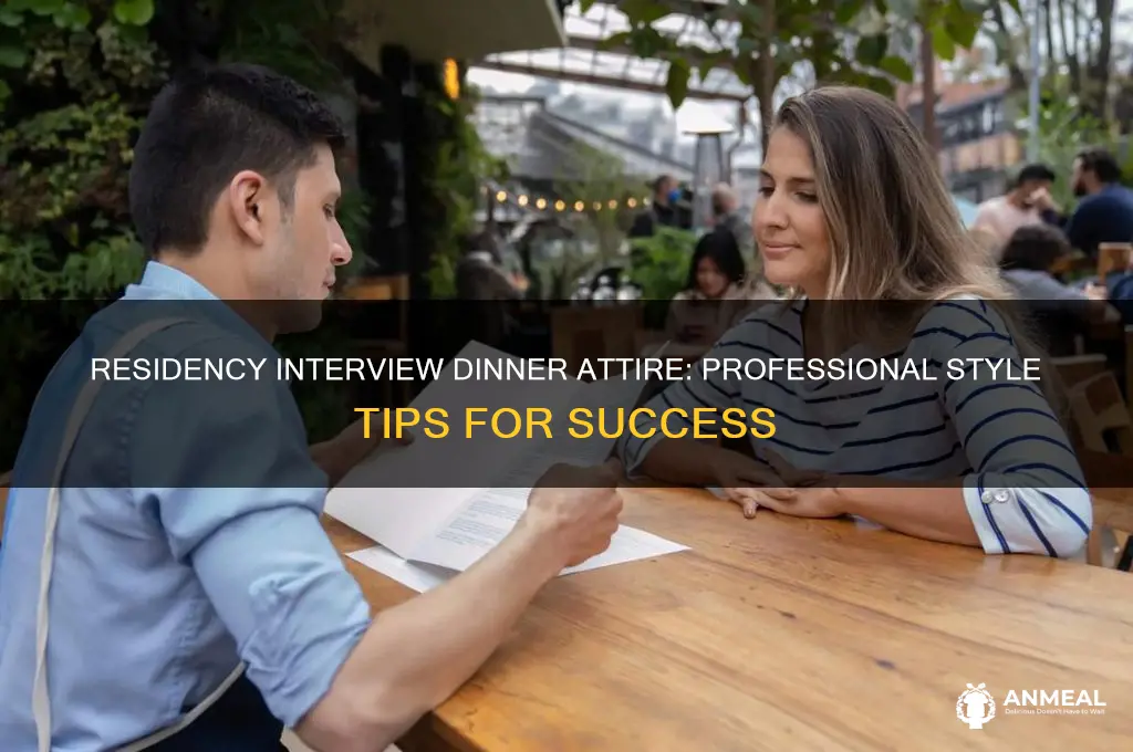 how to dress for residency interview dinner