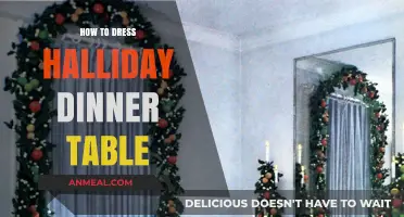 Elegant Tips for Styling Your Halliday Dinner Table with Flair