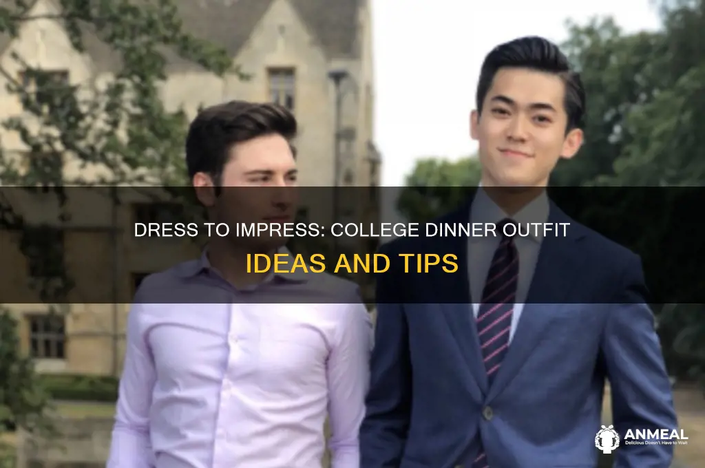 how to dress to college dinner