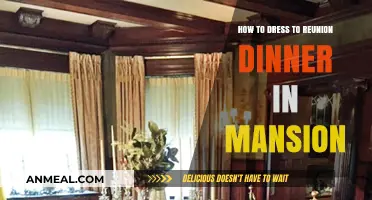 Elegant Reunion Dinner Outfits: Dressing to Impress in a Mansion